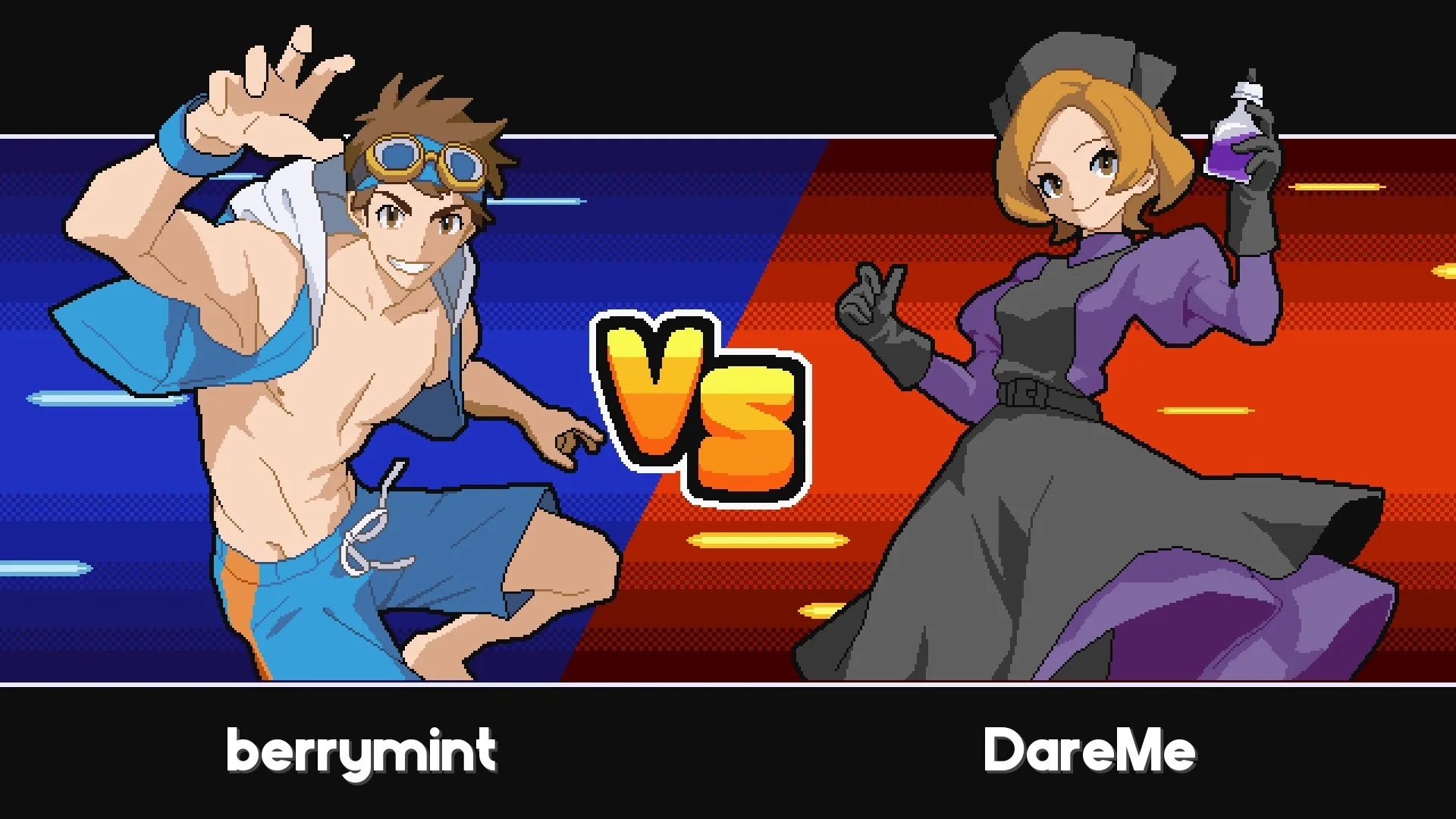 Steam store screenshot of a Batomon Showdown battle, 1920 by 1080.